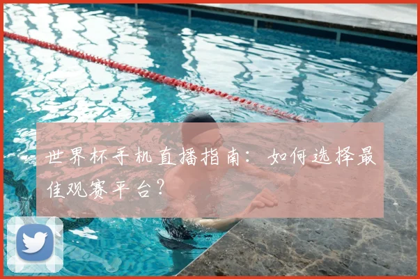 世界杯手机直播指南:如何选择最佳观赛平台?
